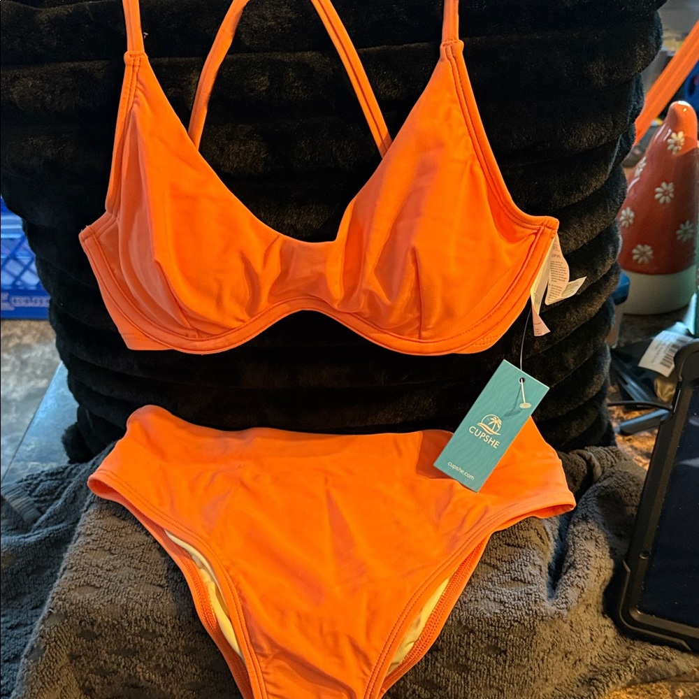 Orange Bikini Set